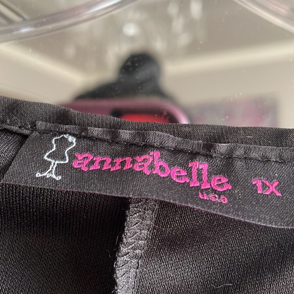 Black chiffon and Lace plus size dress - Picture 3 of 4